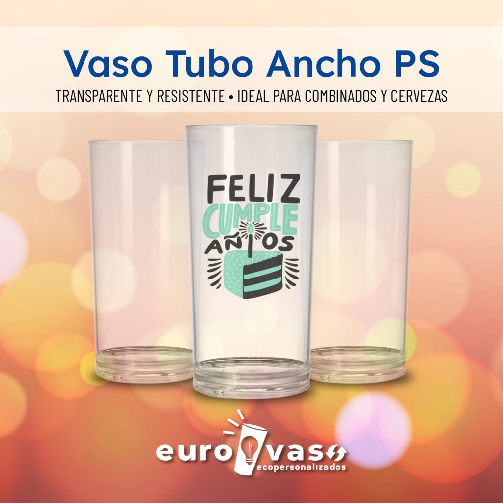 Vaso personalizado para fiestas y celebraciones