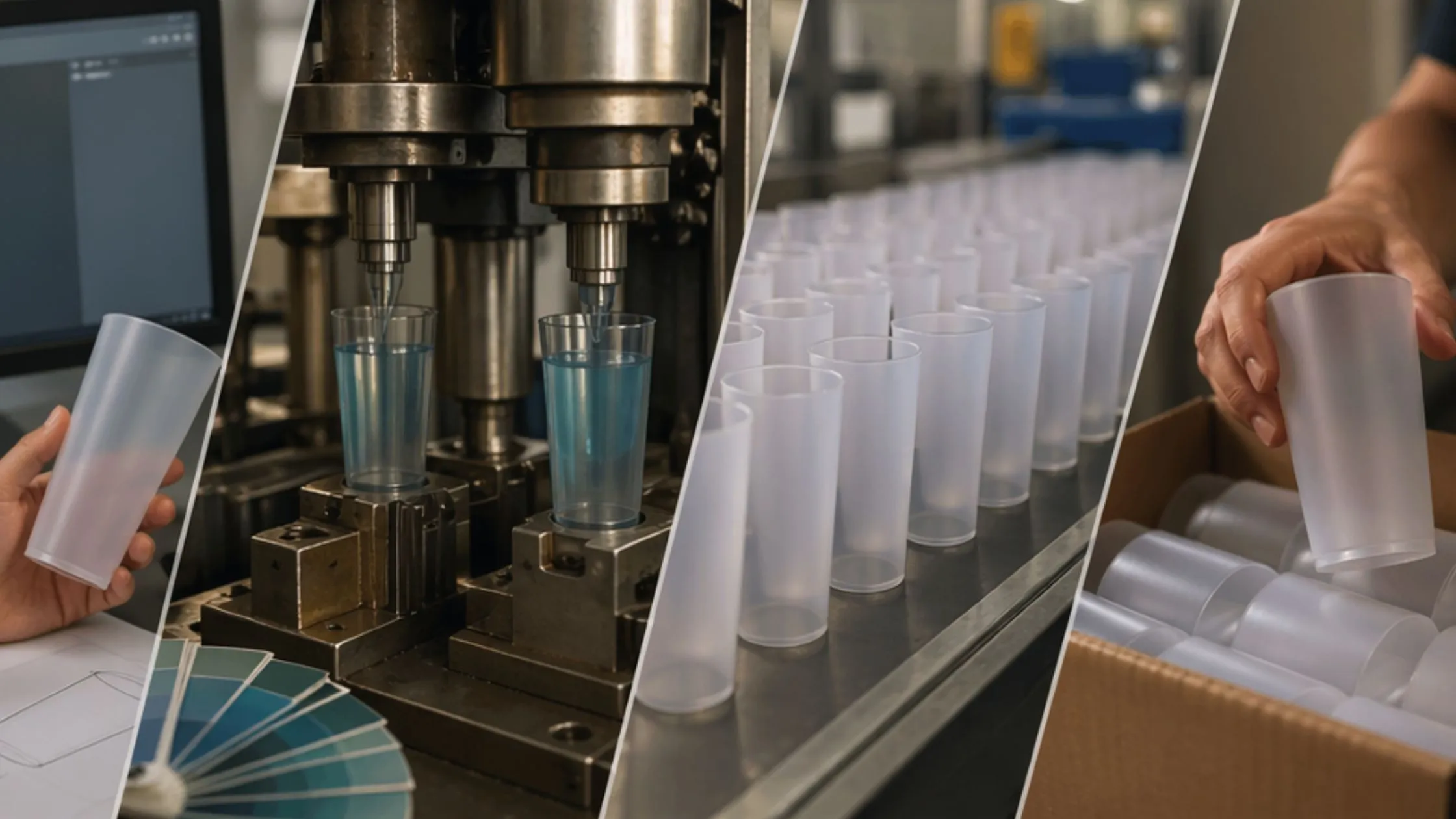 Fabricación de vasos reutilizables: tiempos, volúmenes y más